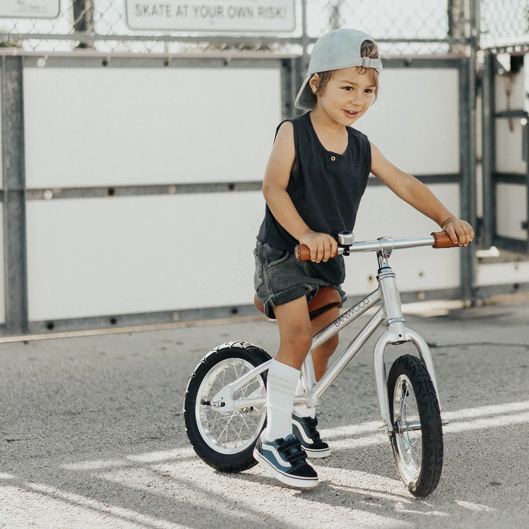 Banwood First Go Balance Bike - Chrome Special Edition Sale 2 Banwood First Go Balance Bike - Chrome Special Edition Sale