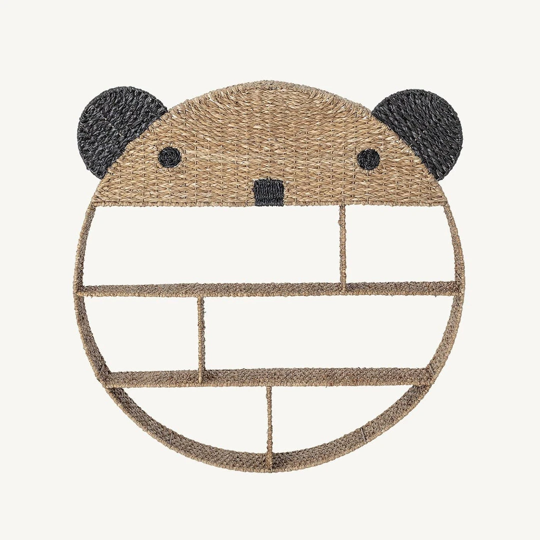 Bloomingville - Bear Bookcase In Natural Bankuan Grass Furniture & Storage 1 Bloomingville - Bear Bookcase In Natural Bankuan Grass Furniture & Storage