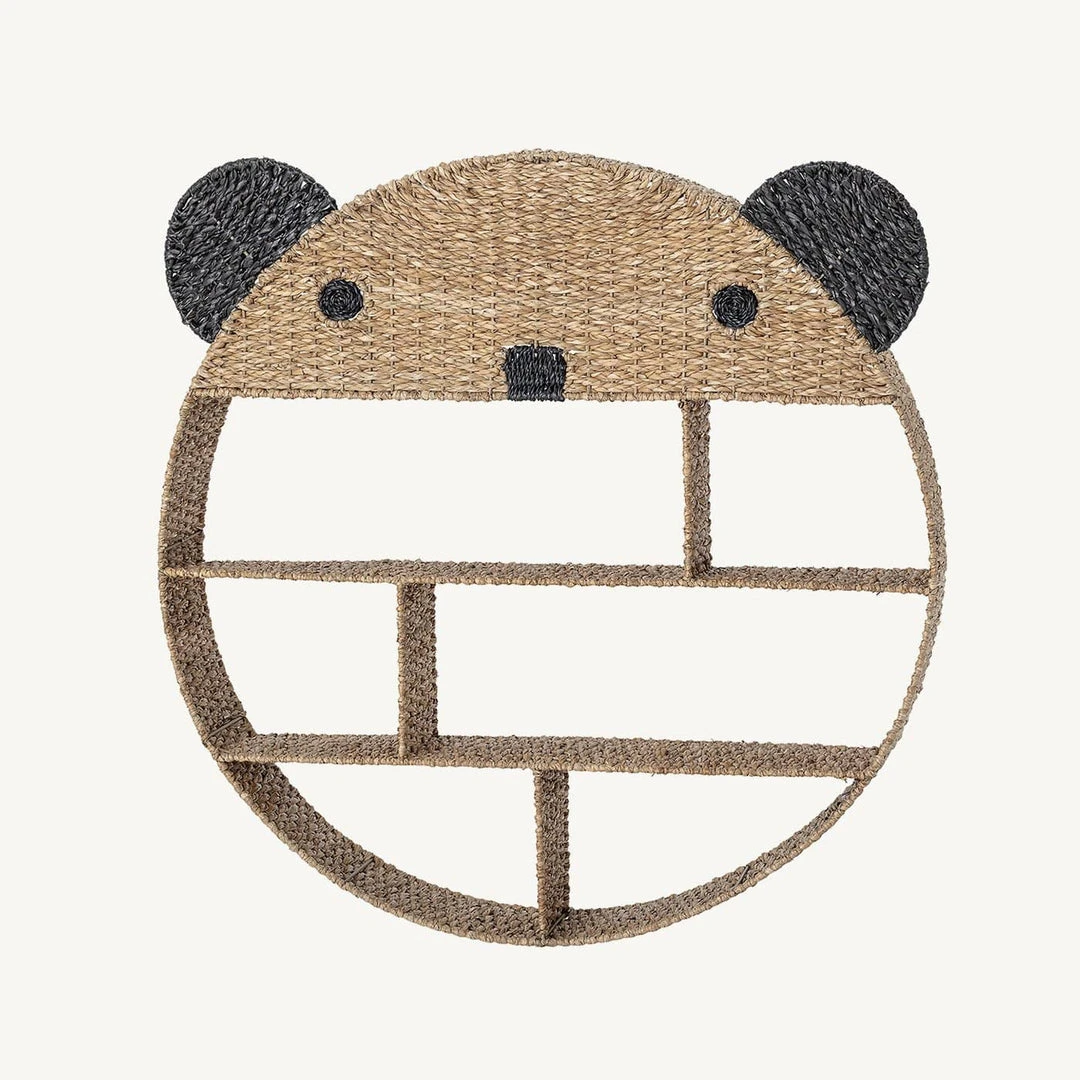 Bloomingville - Bear Bookcase In Natural Bankuan Grass Furniture & Storage 4 Bloomingville - Bear Bookcase In Natural Bankuan Grass Furniture & Storage