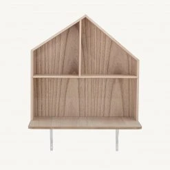 Bloomingville - Lai Wooden Wall Shelf With Desk 5 Bloomingville - Lai Wooden Wall Shelf With Desk