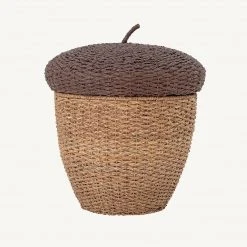 Bloomingville - Finus Acorn Basket In Seagrass