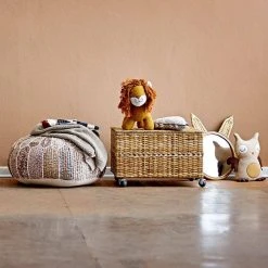 Sale Bloomingville - Holga Bunny Mirror In Natural Cane