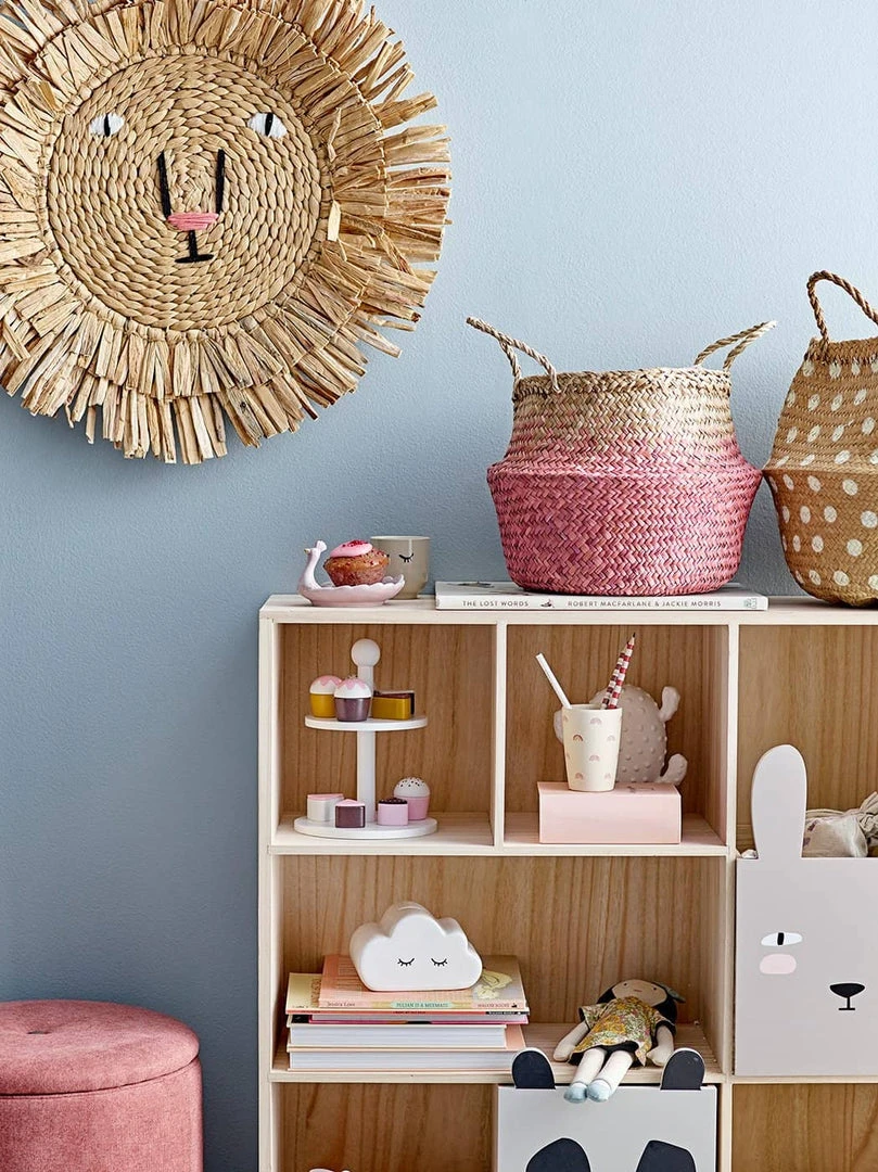 Bloomingville - Seagrass Storage Basket Rose 2 Bloomingville - Seagrass Storage Basket Rose