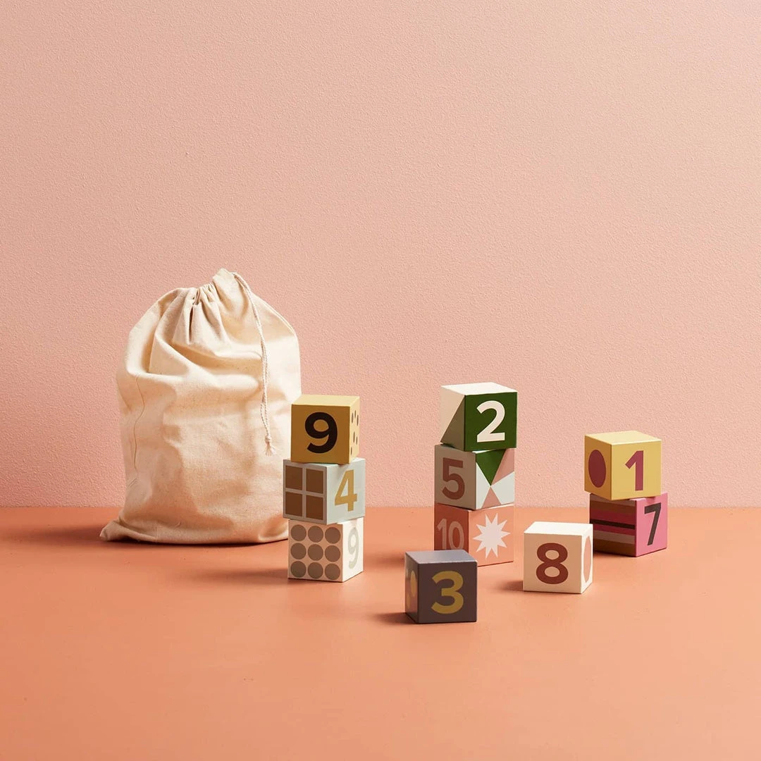 Kids Concept Sale Kid's Concept - Edvin 10 Piece Wooden Blocks / Cubes 2 Kids Concept Sale Kid's Concept - Edvin 10 Piece Wooden Blocks / Cubes