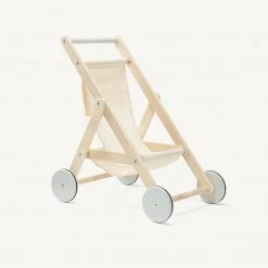 Kids Concept Dolls & Dolls Toys Kid's Concept - KID'S HUB Dolls Stroller In Natural Wood And Cotton