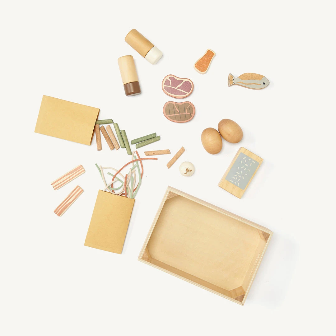 Kids Concept Kid's Concept - KID'S HUB Food Play Set 7 Kids Concept Kid's Concept - KID'S HUB Food Play Set