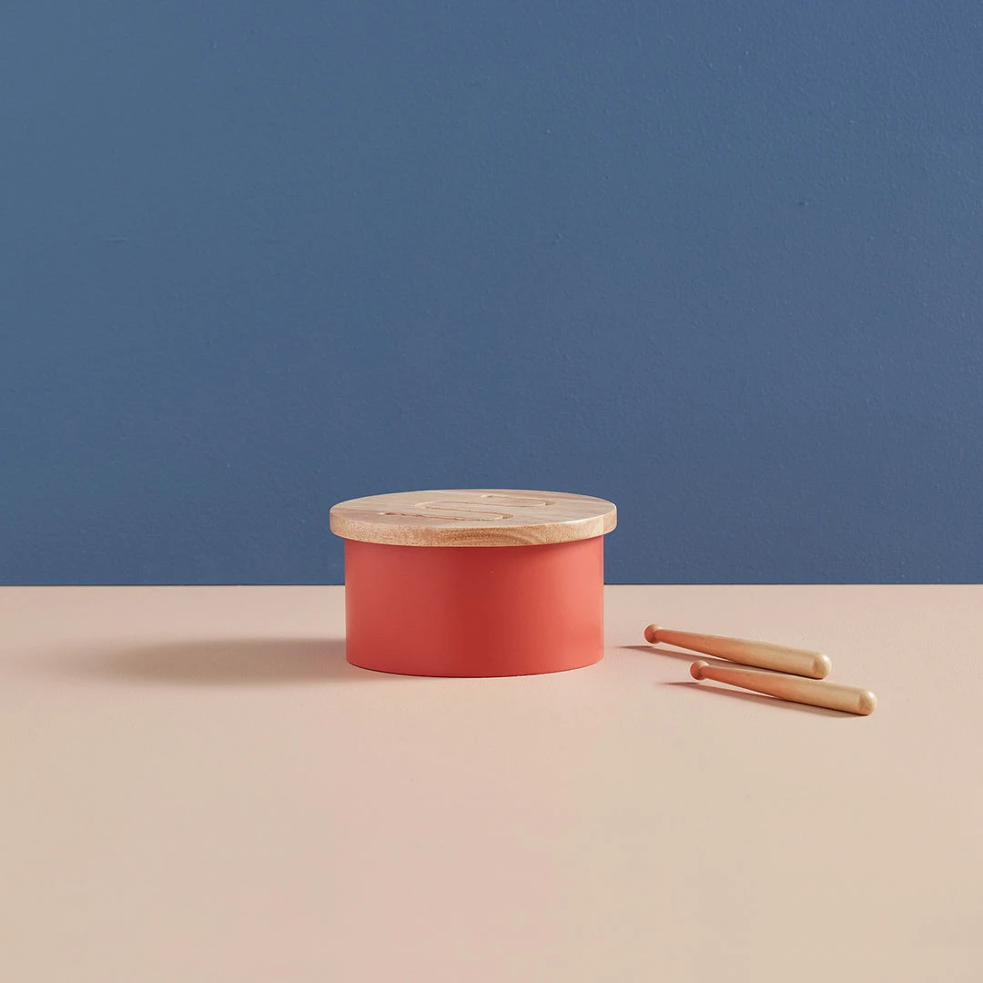 Kids Concept Sale Kid's Concept - Red Wooden Toy Drum 2 Kids Concept Sale Kid's Concept - Red Wooden Toy Drum