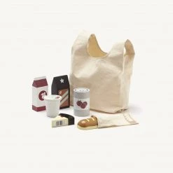 Kids Concept Kid's Concept - KID'S HUB Toy Grocery Shopping Set With Bag