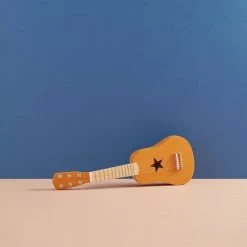 Kids Concept Kid's Concept - Star Yellow Wooden Toy Guitar
