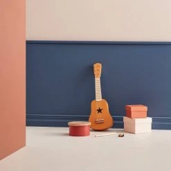 Kids Concept Kid's Concept - Star Yellow Wooden Toy Guitar