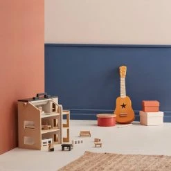 Kids Concept Kid's Concept - Star Yellow Wooden Toy Guitar