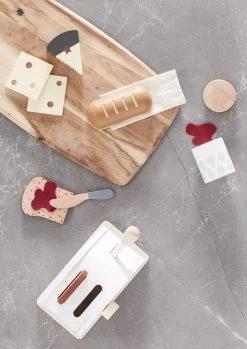 Kids Concept Pretend Play Kid's Concept - KID'S HUB Toy Toaster Set With 8 Accessories