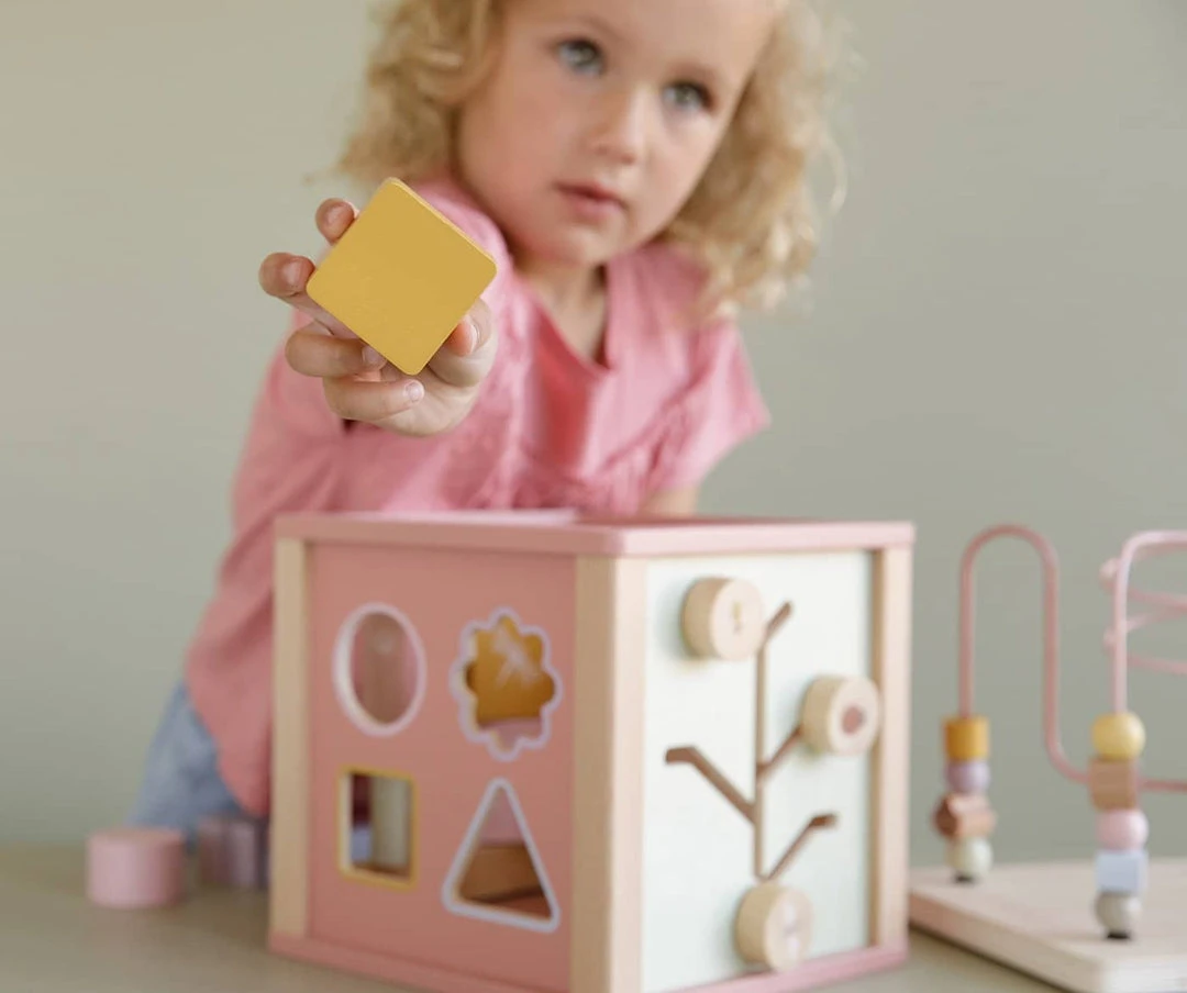 Little Dutch - Wooden Activity Cube Wild Flowers 7 Little Dutch - Wooden Activity Cube Wild Flowers