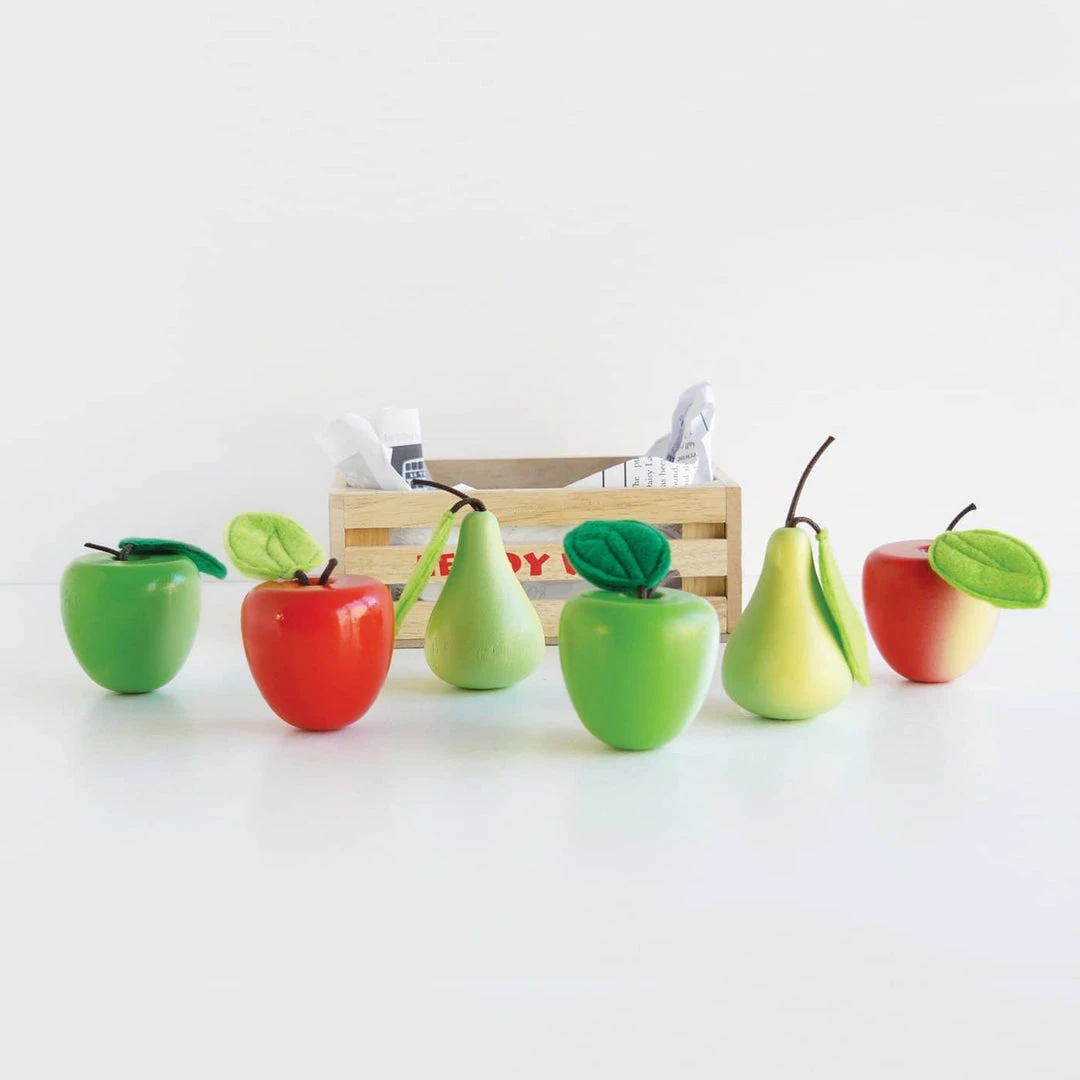 Le Toy Van - Honeybee Apples And Pears Market Crate 6 Le Toy Van - Honeybee Apples And Pears Market Crate