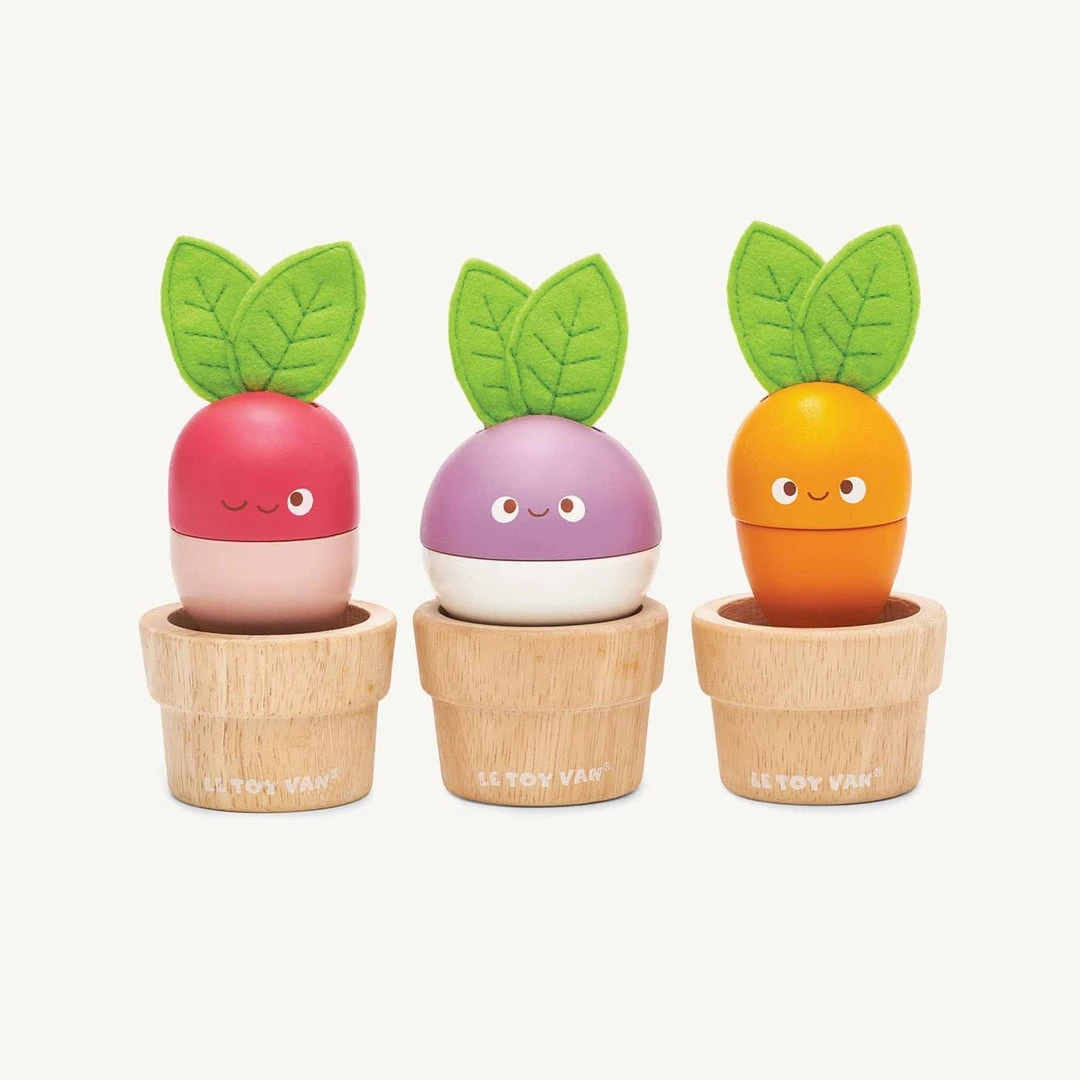 Sale Le Toy Van - Petilou Wooden 'Stacking Veggies' 3 Sale Le Toy Van - Petilou Wooden 'Stacking Veggies'