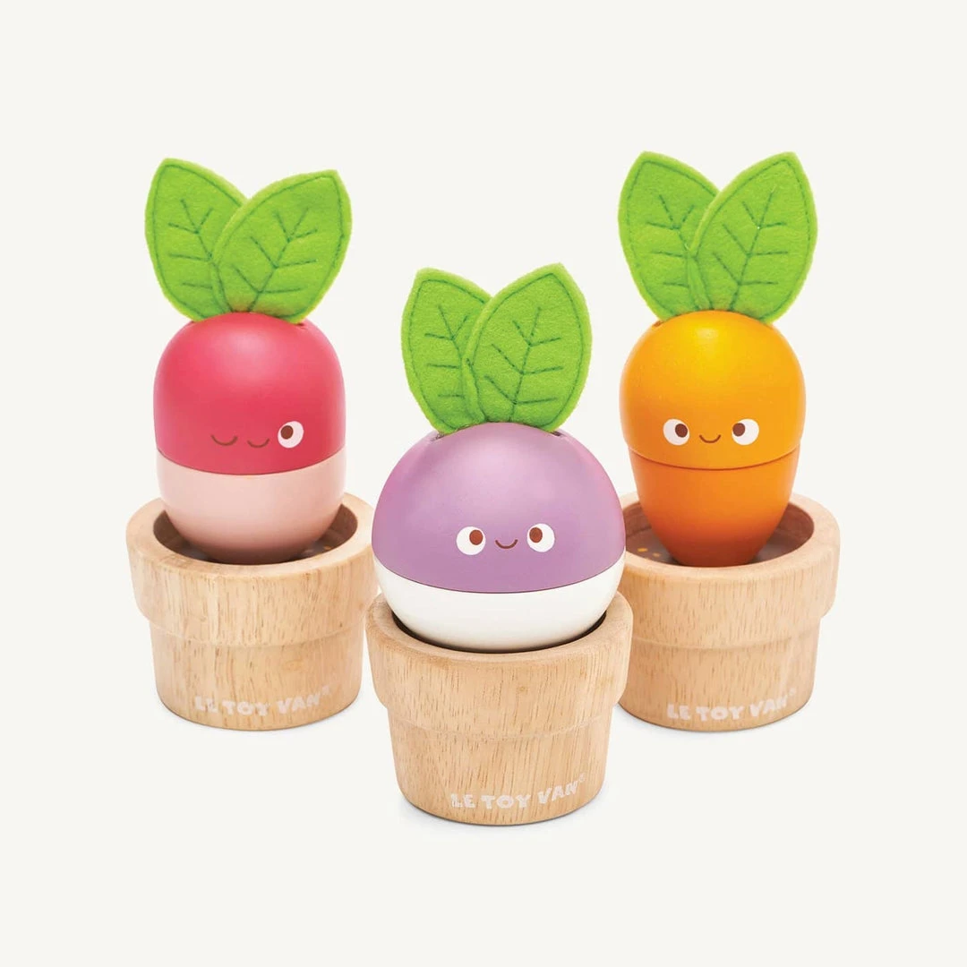 Sale Le Toy Van - Petilou Wooden 'Stacking Veggies' 7 Sale Le Toy Van - Petilou Wooden 'Stacking Veggies'