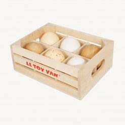 Pretend Play Le Toy Van - Honeybee Market Farm Eggs Half Dozen Crate