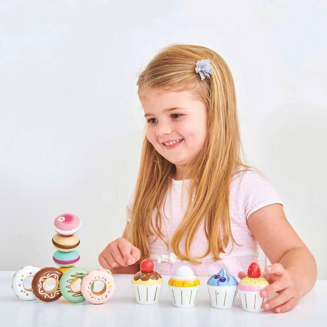 Sale Le Toy Van - Honeybake Wooden Cupcakes 2 Sale Le Toy Van - Honeybake Wooden Cupcakes