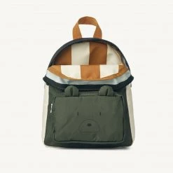 Holiday Shop Liewood - Allan Backpack - Mr Bear / Hunter Green Multi Mix