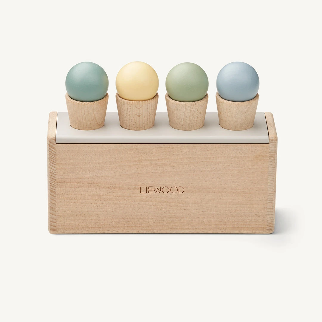 Pretend Play Liewood - Etta Ice Cream Toy - Blue Multi Mix 1 Pretend Play Liewood - Etta Ice Cream Toy - Blue Multi Mix