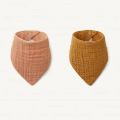 Sale Liewood - Andrea Bib 2 Pack - Tuscany Rose / Golden Caramel Mix