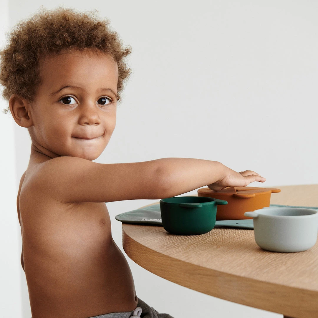 Liewood - Kelly Snack Cup - 2 Pack - Golden Caramel Oat Mix 2 Liewood - Kelly Snack Cup - 2 Pack - Golden Caramel Oat Mix