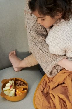 Sale Liewood - Connie Divider Bowl 2-Pack - Dark Rose/Mustard Mix