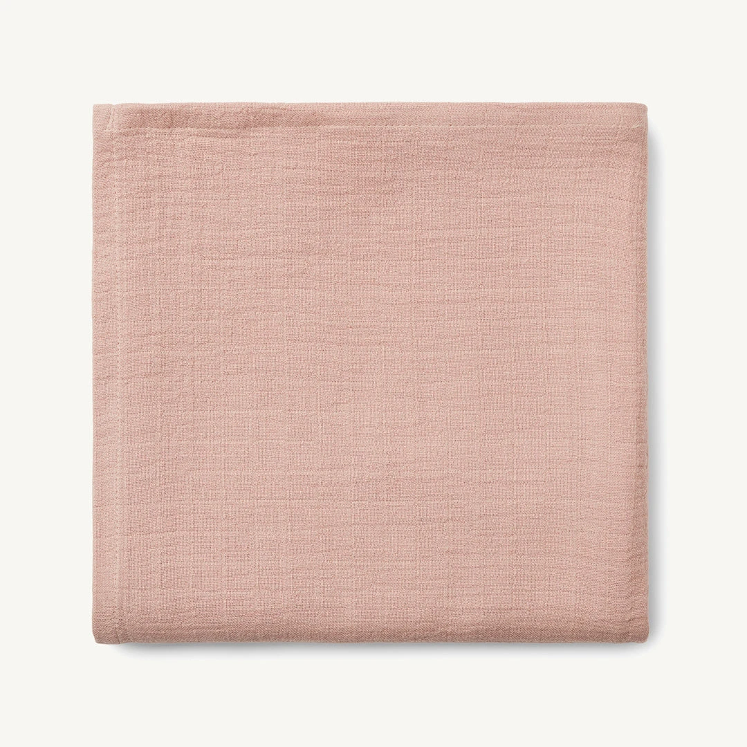 Liewood - Ben Organic Cotton Muslin Swaddle Solid - Rose 1 Liewood - Ben Organic Cotton Muslin Swaddle Solid - Rose