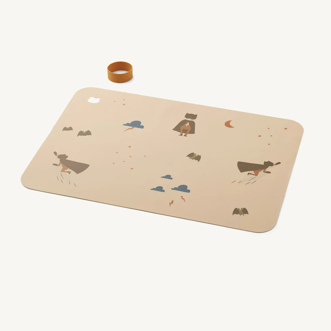 Liewood - Jude Placemat - Superhero / Dune Mix 1 Liewood - Jude Placemat - Superhero / Dune Mix