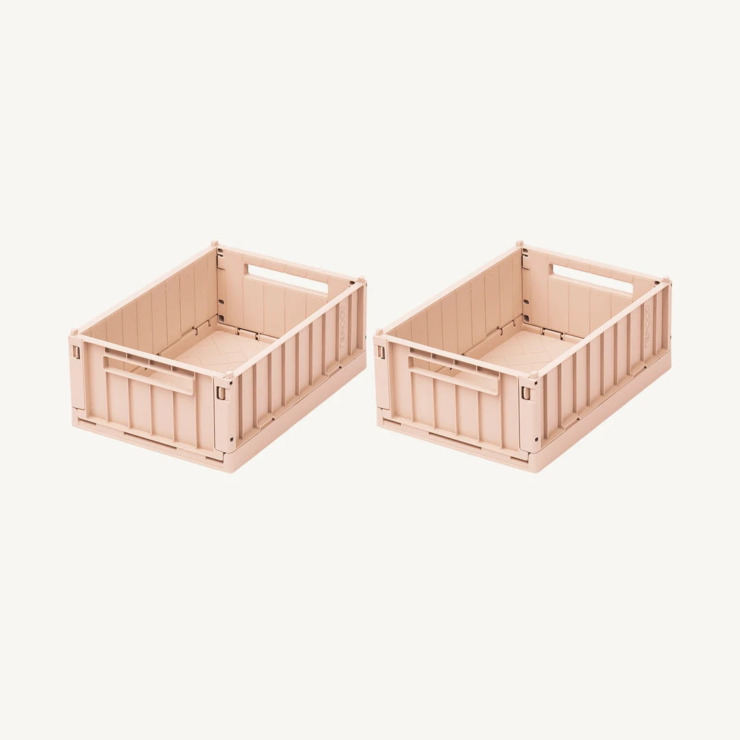Liewood - Weston Small Storage Box 2-pack - Rose 1 Liewood - Weston Small Storage Box 2-pack - Rose