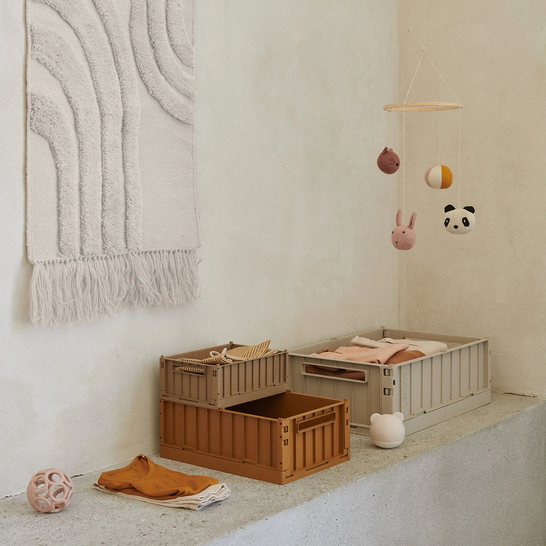 Liewood - Weston Medium Storage Box 2-pack - Rose Furniture & Storage