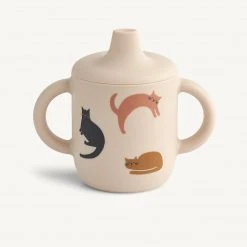 Feeding Liewood - Neil Cup - Miauw / Apple Blossom Mix