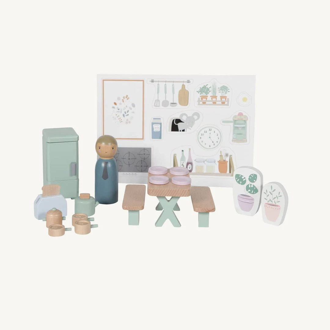 Dolls & Dolls Toys Little Dutch - Doll’s House Kitchen Playset 1 Dolls & Dolls Toys Little Dutch - Doll’s House Kitchen Playset