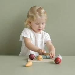 Pretend Play Little Dutch - Wooden Cutting Vegetables Play Set
