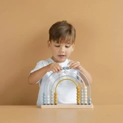 Sale Little Dutch - Rainbow Abacus In Blue