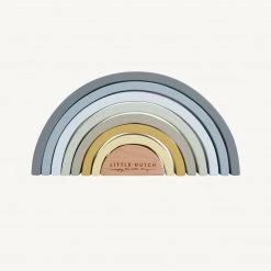 Activity Toys Little Dutch - Wooden Rainbow Stacker Blue