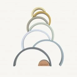 Activity Toys Little Dutch - Wooden Rainbow Stacker Blue