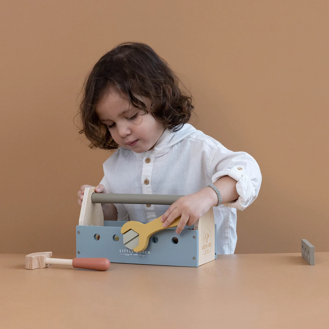 Little Dutch - Wooden Toolbox Pretend Play 2 Little Dutch - Wooden Toolbox Pretend Play