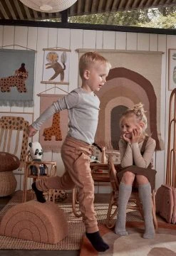 OYOY - Leopard Wallhanger Dust Blue