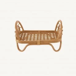 OYOY - Rainbow Rattan Dolls Bed
