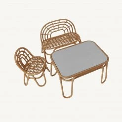 OYOY - Rainbow Rattan Mini Chair 9 OYOY - Rainbow Rattan Mini Chair