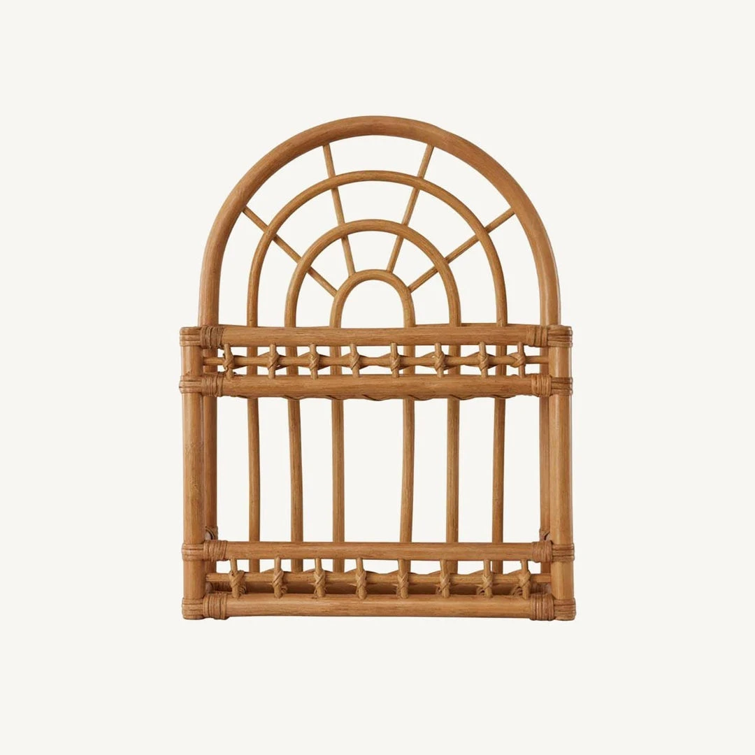 Furniture & Storage OYOY - Rainbow Rattan Shelf 1 Furniture & Storage OYOY - Rainbow Rattan Shelf