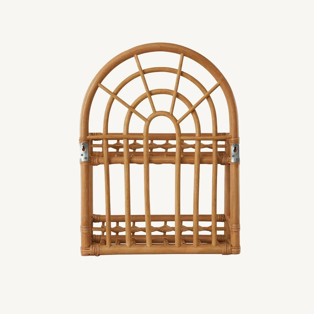 Furniture & Storage OYOY - Rainbow Rattan Shelf 5 Furniture & Storage OYOY - Rainbow Rattan Shelf