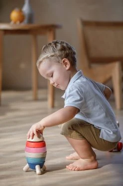 Plan Toys - Stacking Rocket Orchard Series Sale 12 Plan Toys - Stacking Rocket Orchard Series Sale