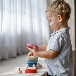 Plan Toys - Stacking Rocket Orchard Series Sale 10 Plan Toys - Stacking Rocket Orchard Series Sale