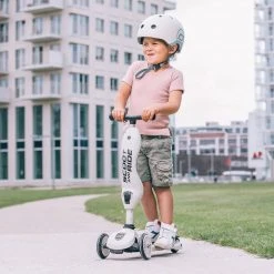 Bikes & Trikes Scoot And Ride Helmet With LED Light XS/S - Ash