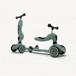 Ride On Toys & Rockers Scoot And Ride 2 In 1 Balance Bike / Scooter - Highwaykick 1 In Forest