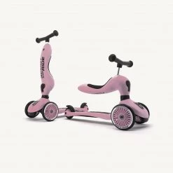 Scoot And Ride 2 In 1 Balance Bike / Scooter - Highwaykick 1 In Rose