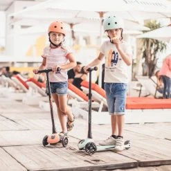 Scoot And Ride Scooter - Highwaykick 3 LED In Peach Scooters And Ride Ons 9 Scoot And Ride Scooter - Highwaykick 3 LED In Peach Scooters And Ride Ons