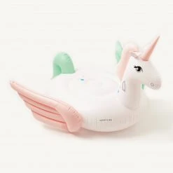 Sunnylife - Luxe Ride-On Unicorn Pool Float Coral Ombre Holiday Shop